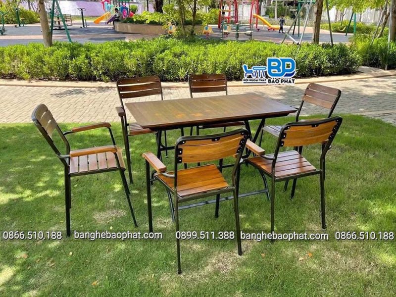 Bộ Bàn Ghế Fansipan Ghế Moon 03 19 Bộ bàn ghế Fansipan ghế Moon 03 bàn chữ nhật