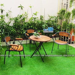 Bộ bàn ghế fansipan ghế moon mini