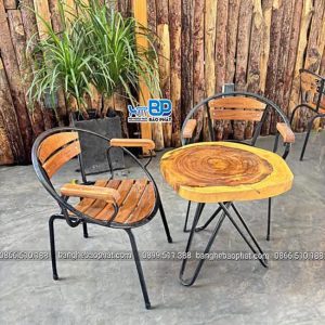 Bộ bàn ghế fansipan ghế moon mini