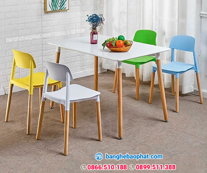 Bộ bàn ghế quán lậu nhựa cao cấp