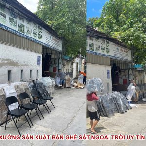 Địa chỉ xưởng sản xuất bàn ghế sắt ngoài trời uy tín, giá tốt tại TP.HCM