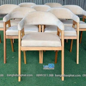 Ghế Abilene gỗ Ash bọc nệm