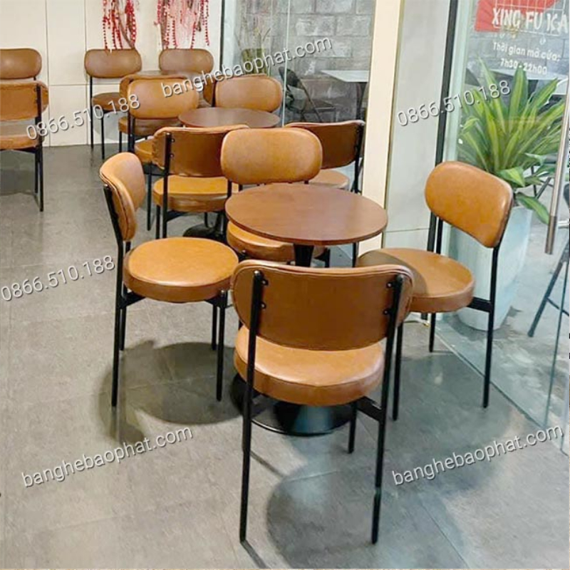 Ghế sắt tròn sơn tĩnh điện BGSBP040