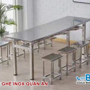Kinh nghiệm lựa chọn bàn ghế inox quán ăn bền đẹp, tối ưu chi phí
