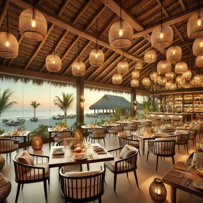 Mẫu thiết kế quán cafe bằng tre