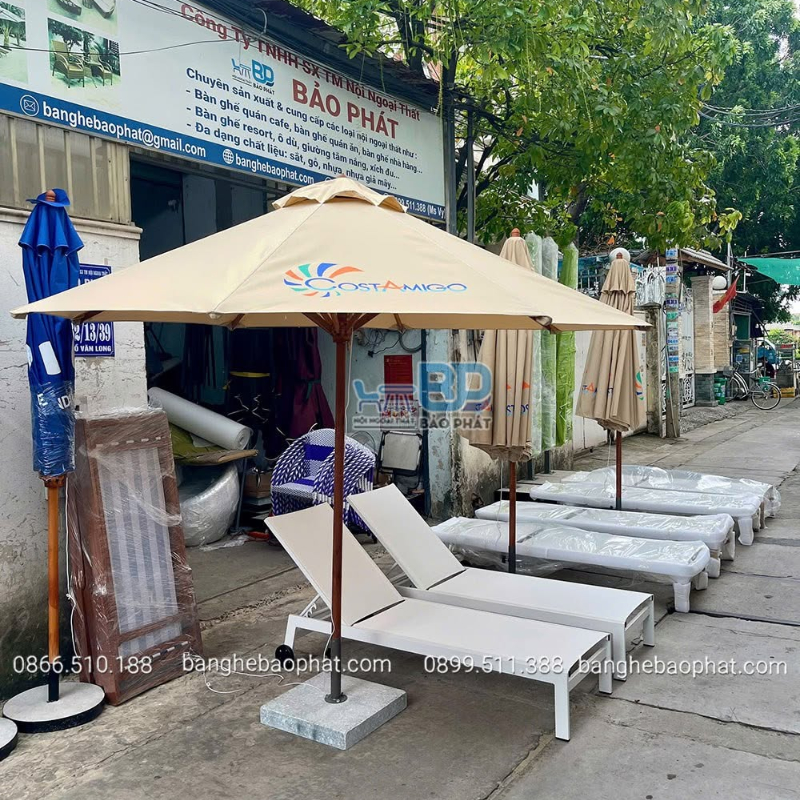 Xưởng sản xuất ghế hồ bơi nhôm uy tín 