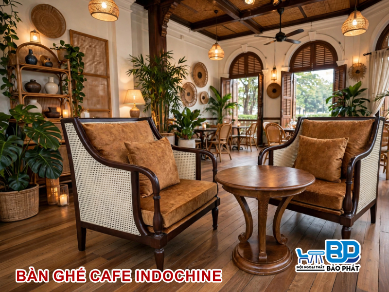 Bàn ghế cafe Indochine