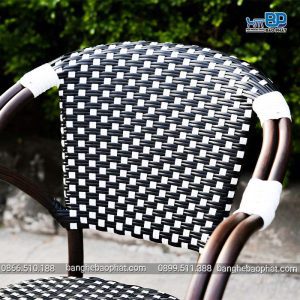 Bàn Ghế Nhựa Giả Mây Khung Nhôm Cao Cấp BGNGMBP013