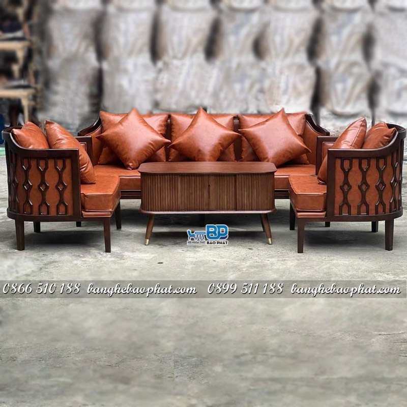 Bộ sofa gỗ phong cách cổ điển