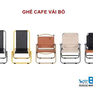 Ghế cafe vải bố