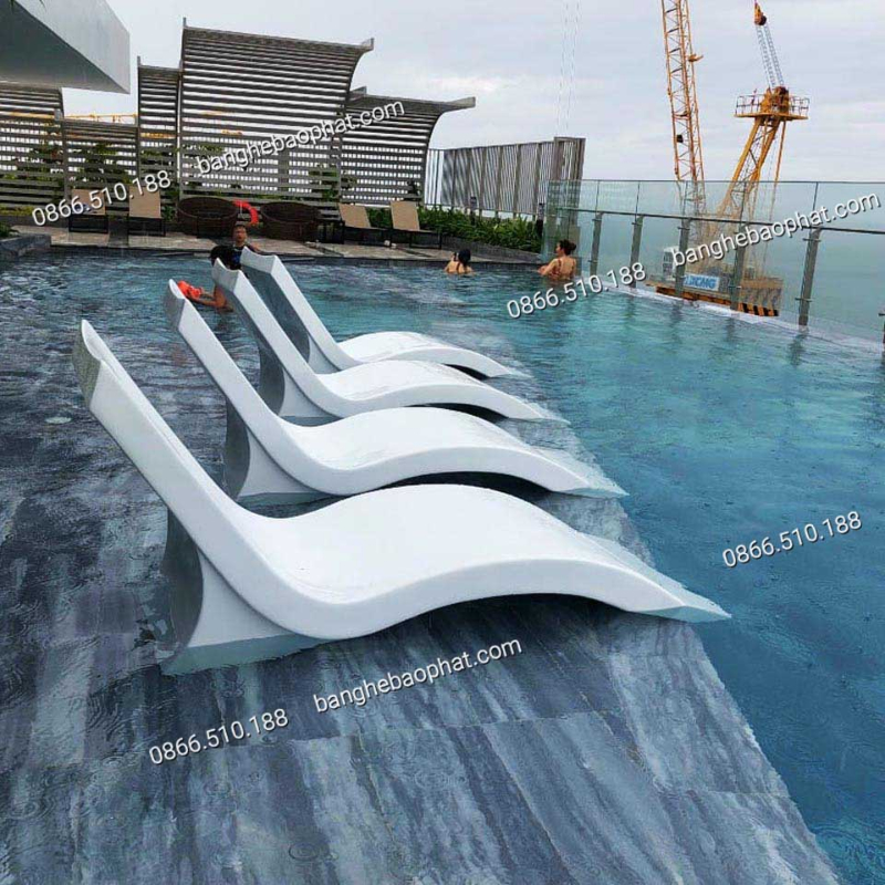Ghế hồ bơi Composite tại Cần Giờ