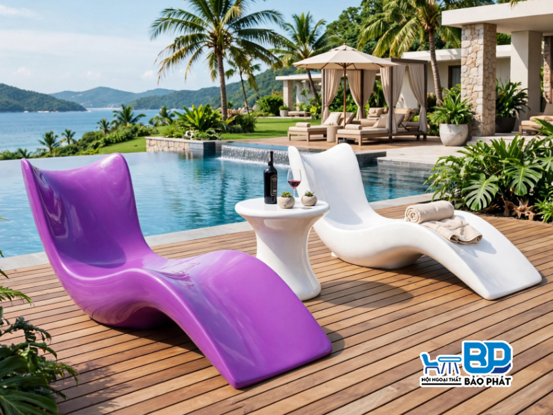 Ghế hồ bơi Composite tại TPHCM