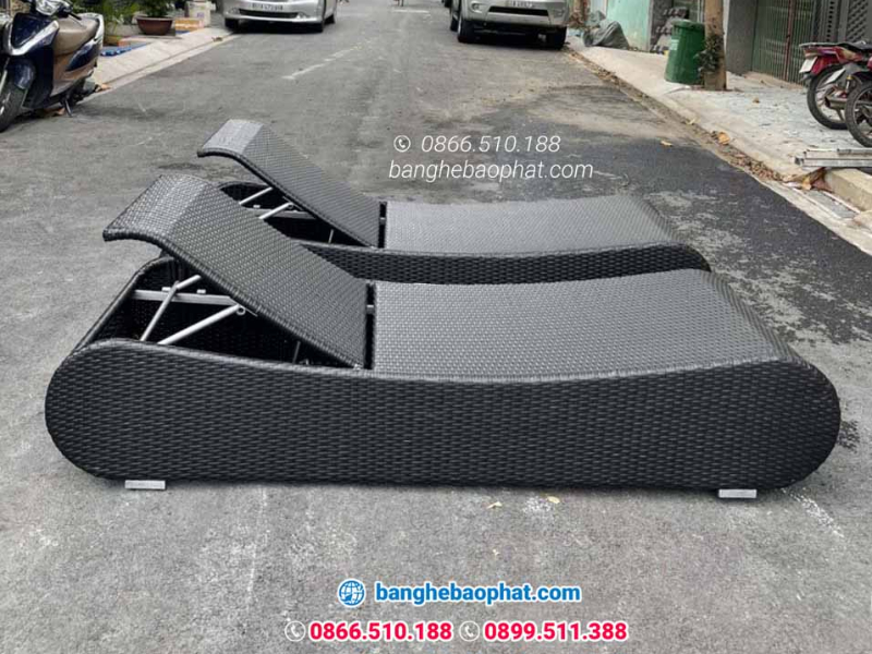 Ghế hồ bơi mây nhựa tại TPHCM