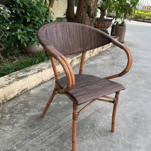 Bộ bàn ghế khung nhôm lưới textilene Paris 01 10 ghế khung nhôm lưới textilene paris 01