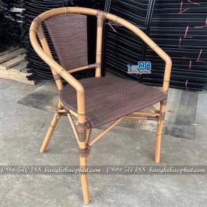 Bộ bàn ghế khung nhôm lưới textilene Paris 02 9 Ghế khung nhôm lưới textilene paris 02